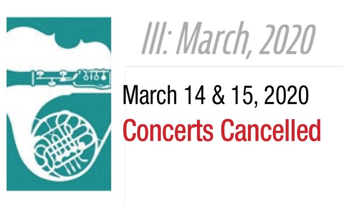 Concerts CANCELLED!